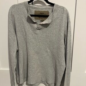 vintage levi’s grey henley top